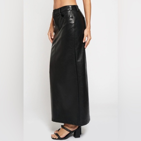 Faux Leather Skirt - Picture 3 of 5